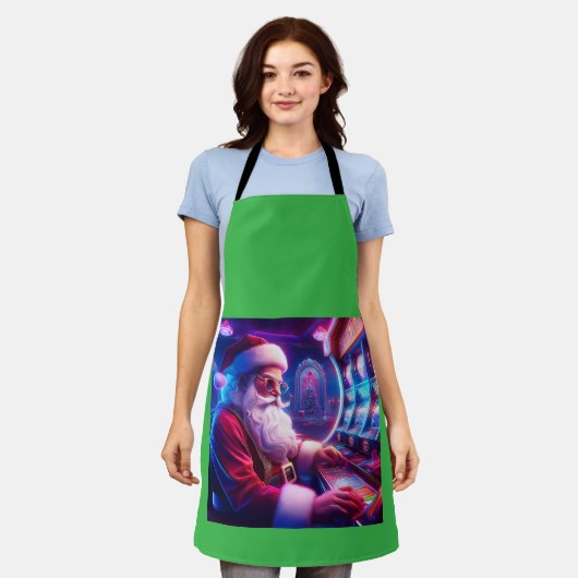 Der Weihnachtsmann spielt im Casino Schürze (Getragen)