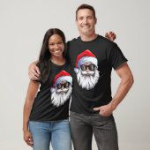 Der Weihnachtsmann steht mit Hat Beard Christm vor T-Shirt (Unisex)