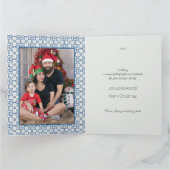 Der Weihnachtsmann trifft auf das portugiesische R Karte (Innenseite)