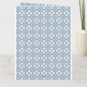 Der Weihnachtsmann trifft auf das portugiesische R Karte (Rückseite)