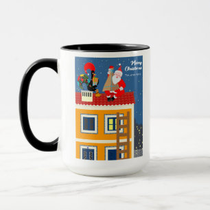 Der Weihnachtsmann trifft auf das portugiesische R Tasse