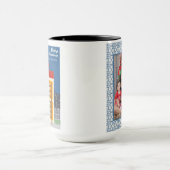 Der Weihnachtsmann trifft auf das portugiesische R Tasse (Zentrum)