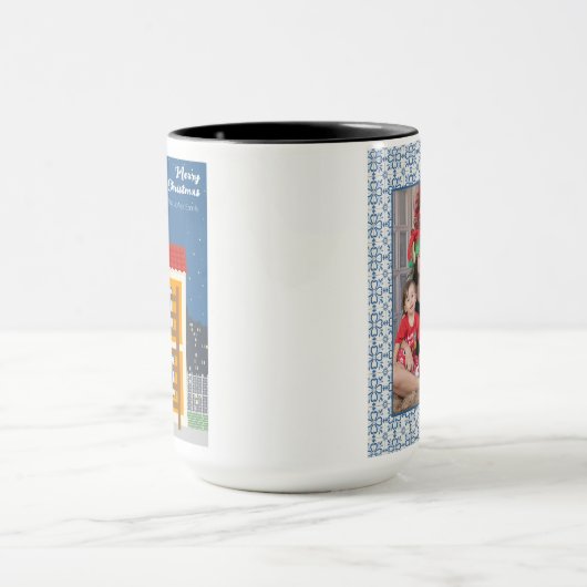 Der Weihnachtsmann trifft auf das portugiesische R Tasse (Zentrum)