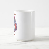 Der Weihnachtsmann überprüft seine Liste der Kinde Kaffeetasse (Mittel)