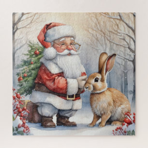 Der Weihnachtsmann und der Hase Puzzle