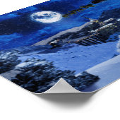 Der Weihnachtsmann und der Nordpol Poster (Ecke)