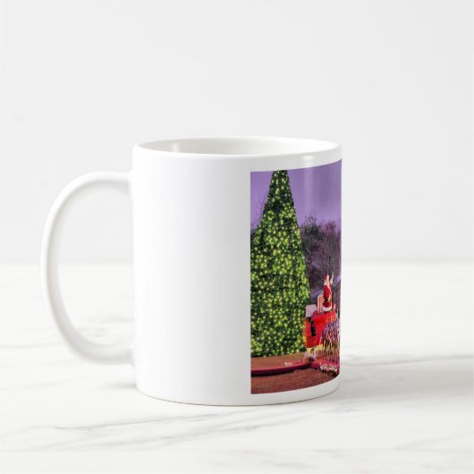 Der Weihnachtsmann und der Polar Express Kaffeetasse (Links)