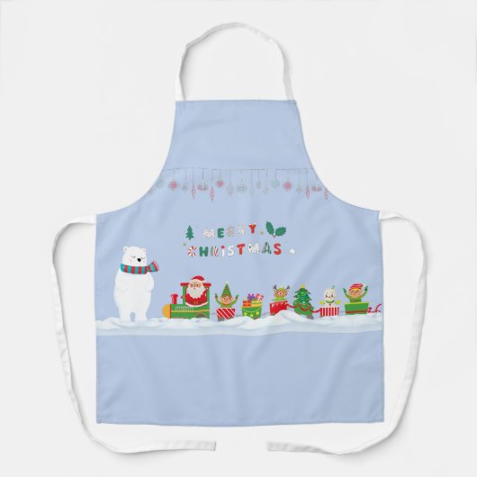 Der Weihnachtsmann und der Polar Schürze (Vorderseite)