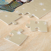 Der Weihnachtsmann und der schmale Schornstein Puzzle (Seite)