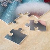 Der Weihnachtsmann und der Schnee Mainen im Winter Puzzle (Seite)
