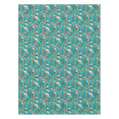 Der Weihnachtsmann und die Freundinnen Muster Tischdecke (Vorderseite)