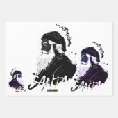 Der Weihnachtsmann und die Magie der Weihnachtszei Geschenkpapier Set (Vorderseite 2)