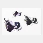 Der Weihnachtsmann und die Magie der Weihnachtszei Geschenkpapier Set (Vorderseite)