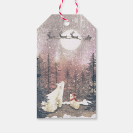 Der Weihnachtsmann und die Polar Geschenkanhänger