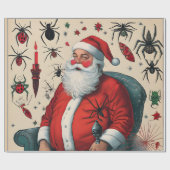 Der Weihnachtsmann und die Spinnen Geschenkpapier (Flach)