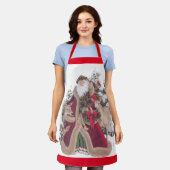 Der Weihnachtsmann und die Städte Schürze (Getragen)