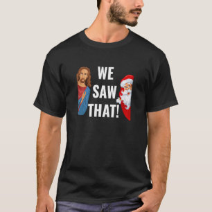 Der Weihnachtsmann und Jesus Christus habe ich die T-Shirt