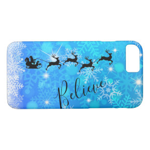 Der Weihnachtsmann und sein fliegender Rentier - G Case-Mate iPhone Hülle