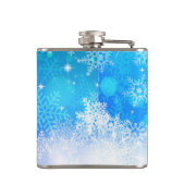 Der Weihnachtsmann und sein fliegender Rentier - G Flachmann (Rückseite)