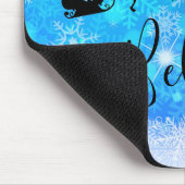 Der Weihnachtsmann und sein fliegender Rentier - G Mousepad (Ecke)