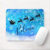 Der Weihnachtsmann und sein fliegender Rentier - G Mousepad (Mit Mouse)