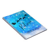 Der Weihnachtsmann und sein fliegender Rentier - G Notizblock (Rechte Seite)