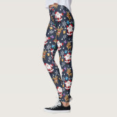 Der Weihnachtsmann und sein Lieblingsmuster Leggings (Links)