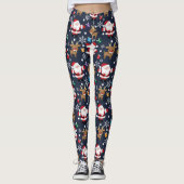 Der Weihnachtsmann und sein Lieblingsmuster Leggings (Vorderseite)
