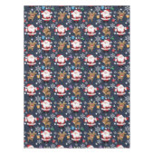 Der Weihnachtsmann und sein Lieblingsmuster Tischdecke (Vorderseite)