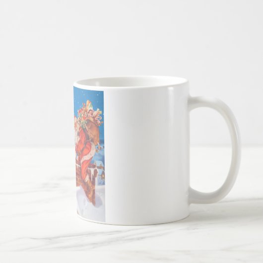Der Weihnachtsmann und sein Mighty Rentier Kaffeetasse (Rechts)