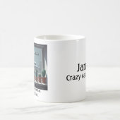 Der Weihnachtsmann und sein Rentierfenster bleiben Kaffeetasse