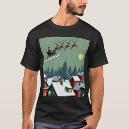 Der Weihnachtsmann und sein Schlitten T-Shirt