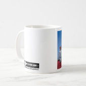 Der Weihnachtsmann und seine Elefanten-Tasse Kaffeetasse (Vorderseite Links)