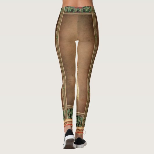 Der Weihnachtsmann Vintage Leggings (Rückseite)