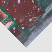 Der Weihnachtsmann vor dem Spielzeugladen Kunst Seidenpapier (Detail)