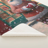 Der Weihnachtsmann vor dem Spielzeugladen Kunst Sherpadecke (3/4)