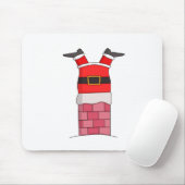 Der Weihnachtsmann war im Kamin voll Mousepad (Mit Mouse)
