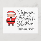 Der Weihnachtsmann wünscht dir frohe Weihnachten z (Vorderseite)