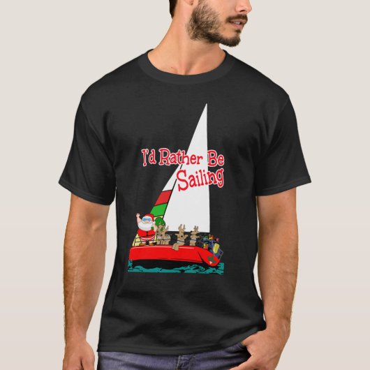 Der Weihnachtsmann würde eher zu Weihnachten in Es T-Shirt (Vorderseite)