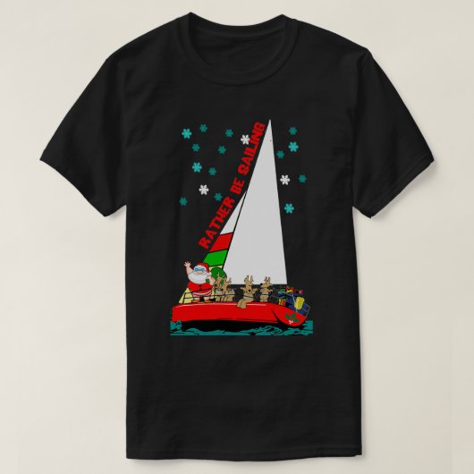 Der Weihnachtsmann würde lieber im Weihnachtsklass T-Shirt (Design vorne)
