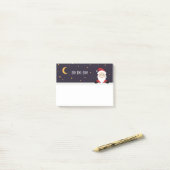 Der Weihnachtsmann zum Silvesterabend sagt Ho ho h Post-it Klebezettel (Auf Schreibtisch)