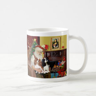 Der Weihnachtsmann, zwei Cavalier, Könige Charles Kaffeetasse