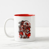 Der Weihnachtsmann Zweifarbige Tasse (Links)