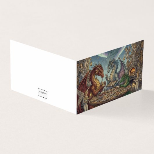 Der Weihnachtsplätzchenaustausch der Drachen (Vorderseite)