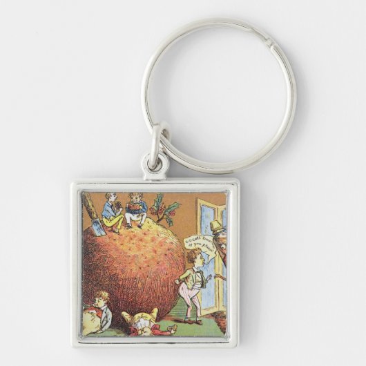 Der Weihnachtspudding Schlüsselanhänger (Vorne)