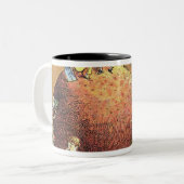 Der Weihnachtspudding Zweifarbige Tasse (Vorderseite Links)