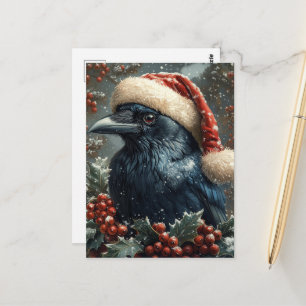 Der Weihnachtsrabe Postkarte