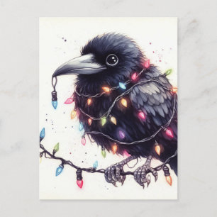 Der Weihnachtsraven Postkarte
