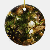 Der Weihnachtsschmetterling Keramik Ornament (Hinten)