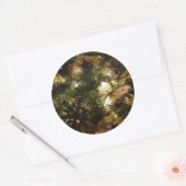 Der Weihnachtsschmetterling Runder Aufkleber (Umschlag)